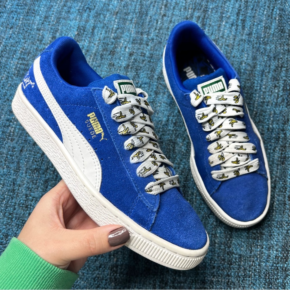 Puma x Minions Stuart Classic Sneakers in Blue White